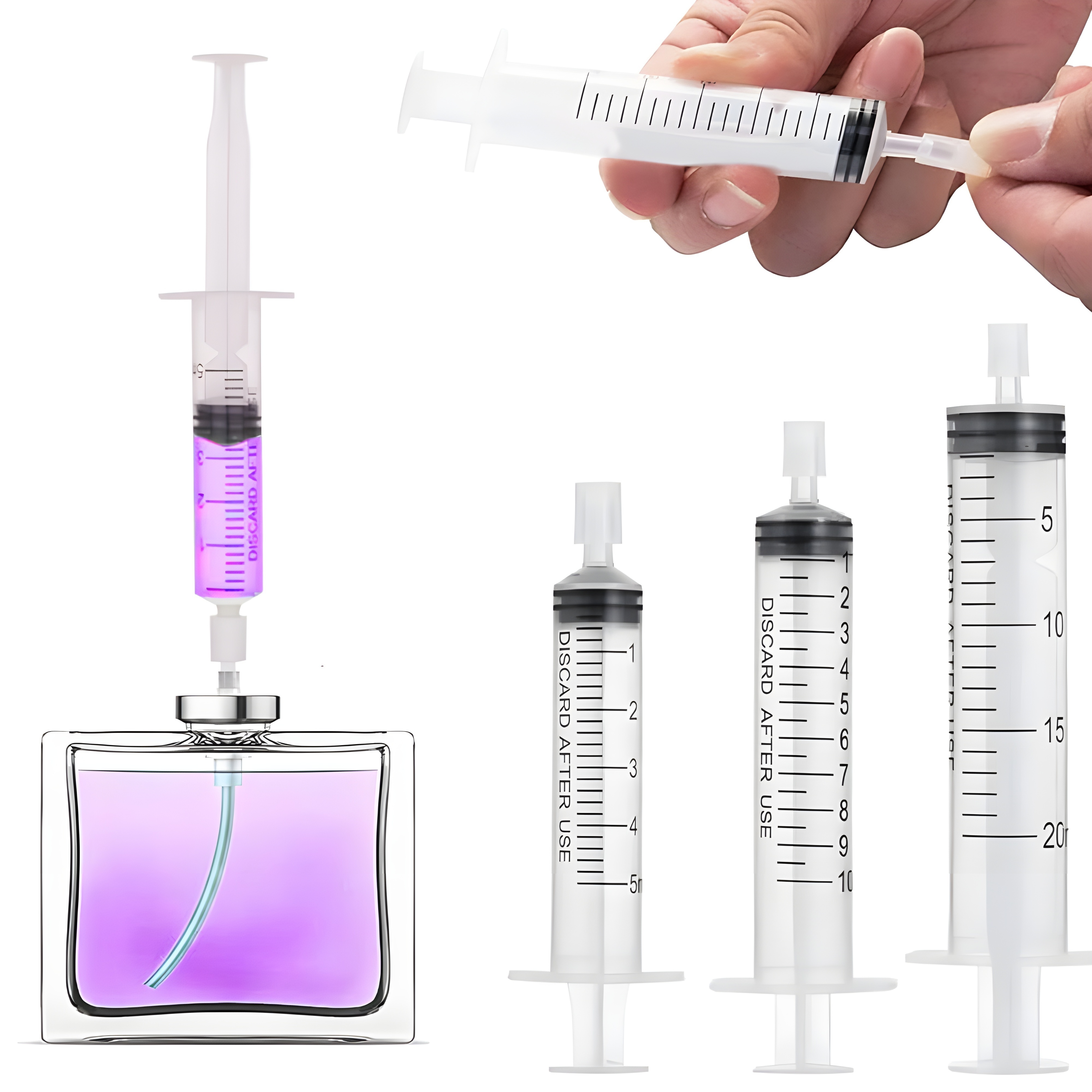 Perfume Fragrance Vending Machine - 3pcs Drip Straw PP Perfume Liquid
