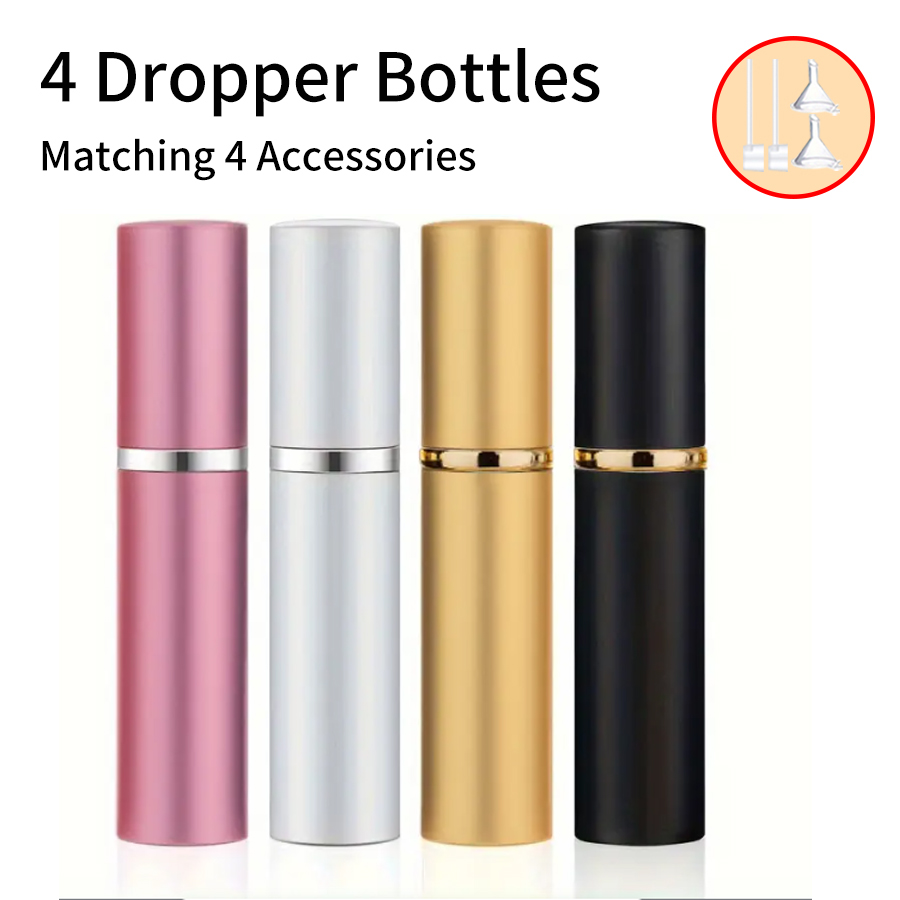 4pcs+4 Accessories 5ml Refilla – Perfume Fragrance Ingredients Bewertung und Preis